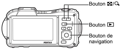 Bouton Bouton Bouton de navigation PENTAX