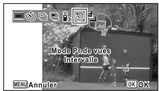 Mode Pode vues Intervalle MENU Angler OK OK