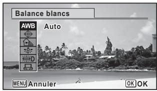 PENTAX OPTIO WG3-GPS - Réglage de la balance des blancs - 2