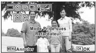 PENTAX OPTIO WG3-GPS - Utilisation du retardateur - 1