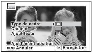 PENTAX OPTIO WG3-GPS - Superposition de votre cadre inédit sur des images fixes - 3