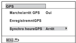PENTAX OPTIO WG3-GPS - Correction automatique de l'heure - 1