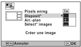 PENTAX OPTIO WG-4 - Sélection du modèle de disposition - 1