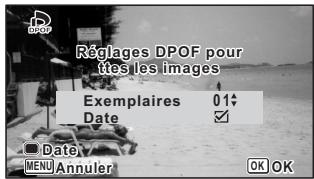 PENTAX OPTIO WG-4 - Choisissez le nombre d'exemplaires et spécifiez si la date doit ou non apparaître. - 1