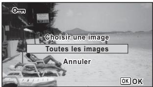 PENTAX OPTIO WG-4 - Pour protéger toutes les images - 1
