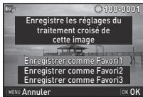 PENTAX KS2 - Utilisez Ⓧ pour sélectionner une image ayant subi un traitement croisé. - 1