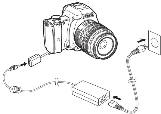 PENTAX KS2 - Utilisation de l'adaptateur secteur - 3