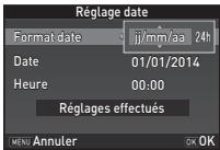 PENTAX KS2 - Réglage de la date et de l'heure - 1