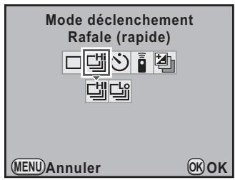 PENTAX KX - Utilisez le bouton de navigation (◀▶) pour sélectionner 📋. - 2