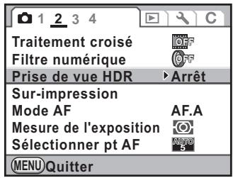 PENTAX KX - Appuyez sur le bouton de navigation (▶). - 1