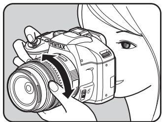 PENTAX KX - Utilisation du cadre de visée - 2