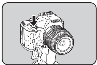 PENTAX KX - Appuyez sur le déclencheur à fond. - 1