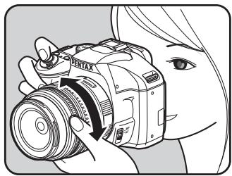 PENTAX KX - Utilisation du témoin de mise au point - 2