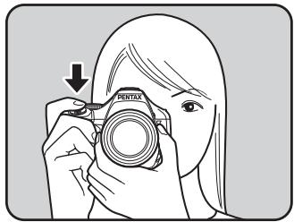 PENTAX KX - Appuyez sur le déclencheur à fond. - 1