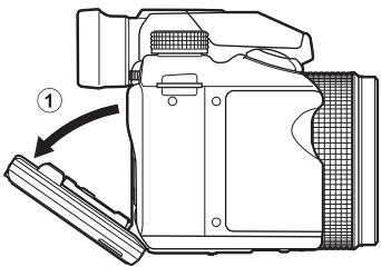 PENTAX X5 - Réglage de la position de l'écran - 2