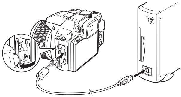 PENTAX X5 - Raccordement de l'appareil photo et de l'ordinateur - 1
