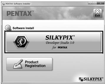 PENTAX K-01 - Cliquez sur [SILKYPIX Developer Studio 3.0 pour PENTAX]. - 1