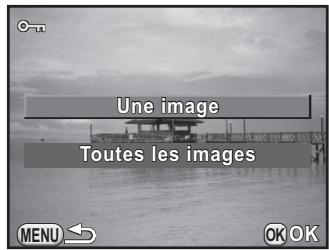 PENTAX K-01 - Protéger des images de l'effacement (Protéger) - 2