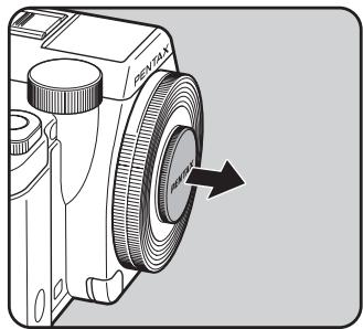 PENTAX K-01 - Assurez-vous que l'appareil est hors tension. - 3