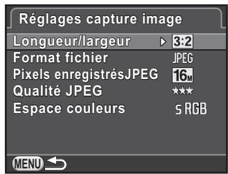 PENTAX K-01 - Réglage d'un format de fichier - 1