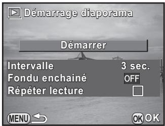 PENTAX K-01 - Réglage du diaporama - 1