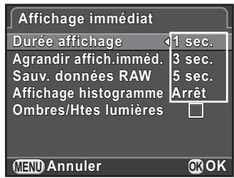PENTAX K-01 - Réglage de l'affichage pour affichage immédiat - 1
