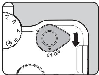 PENTAX K-01 - Placez l'interrupteur principal sur [ON]. - 1