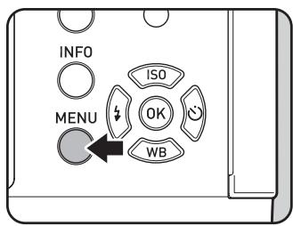 PENTAX K-01 - Appuyez sur le bouton MENU. - 1