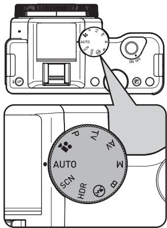 PENTAX K-01 - Réglez le sélecteur de mode sur AUTO. - 1