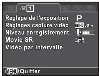 PENTAX K-01 - Réglez le sélecteur de mode sur à et appuyez sur le bouton MENU. - 1