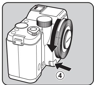 PENTAX K-01 - Pour retirer l'objectif - 1