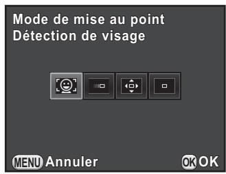 PENTAX K-01 - Réglage de la méthode autofocus - 1
