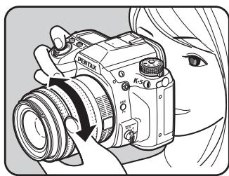 PENTAX K-5 - Utilisation du fémoin de mise au point - 2