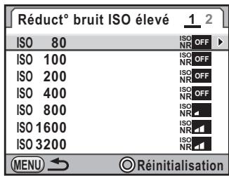 PENTAX K-5 - Utilisez le bouton de navigation (▲▼) pour sélectionnner [Réglages] et appuyez sur le bouton de navigation (▶). - 1