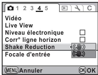 PENTAX K-5 - Utilisation de la fonction Shake Reduction - 4