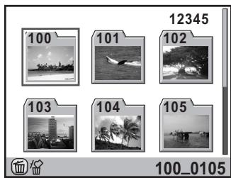 PENTAX K-5 - Suppression d'un dossier - 2