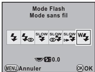 PENTAX K-5 - Utilisation du flash incorpore sans fil - 1