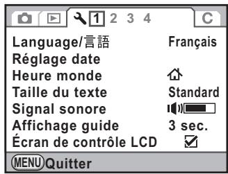 PENTAX K-5 - - Menu [Preférences 1] - 1