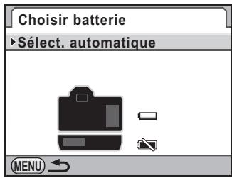 PENTAX K-5 - Sélectionner une batterie - 1