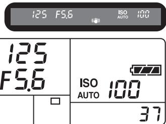 PENTAX K-5 - Confirmez la vitesse d'obturation et la valeur d'ouverture. - 2