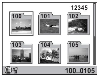 PENTAX K-5 - Affichage des images par dossier - 2