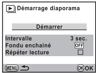 PENTAX K-5 - Utilisez le bouton de navigation ( ) pour selectionner l'element que vous souhaitez modifier. - 1