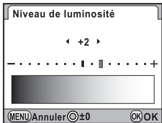 PENTAX K-5 - Réglage de la luminosité de l'écran - 1
