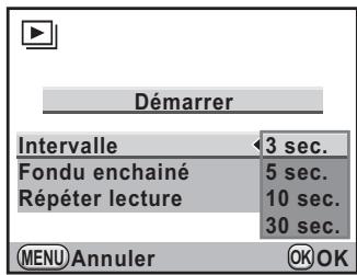 PENTAX K-5 - Utilisez le bouton de navigation ( ) pour selectionner l'element que vous souhaitez modifier. - 2