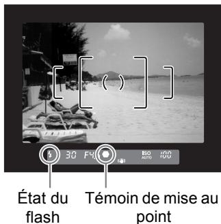 PENTAX K-5 - Placez le sujet dans la mire AF et appuyez sur le déclencheur à mi-course. - 2