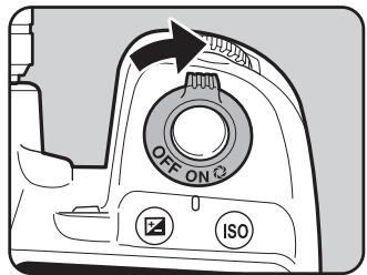 PENTAX K-5 II - Placez l'interrupteur principal sur [ON]. - 1