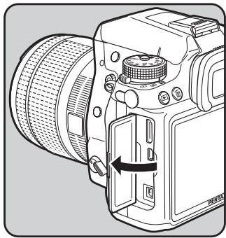 PENTAX K-5 II - Utilisation de l'adaptateur secteur (en option) - 1