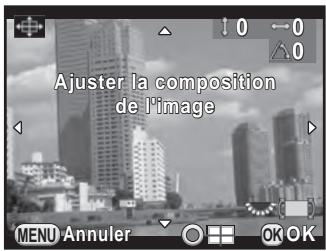 PENTAX K500 - Ajustez la composition. - 1