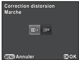 PENTAX K500 - Utilisez le bouton de navigation (◀▶) pour sélectionner [Off] (Arrêt) ou [On] (Marche). - 1