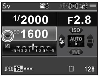 PENTAX K500 - Réglez le sélecteur de mode sur P, Sv, Tv, Av, TAv, M ou B. - 2